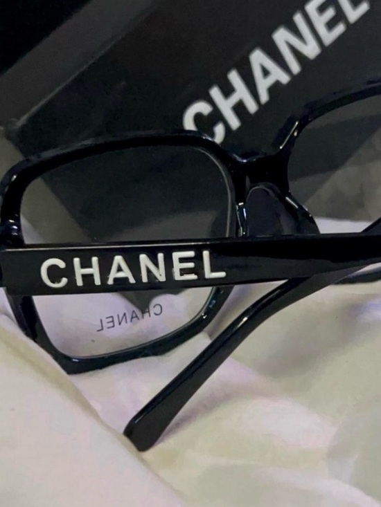 Authentic CHANEL Acetate Square Protective Screen  Eyewear Model 5408 main image 12